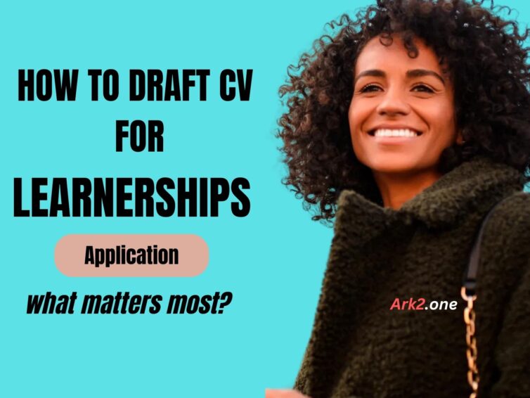 How to draft a CV for learnership application |  Best Matriculants Learnerships CV
